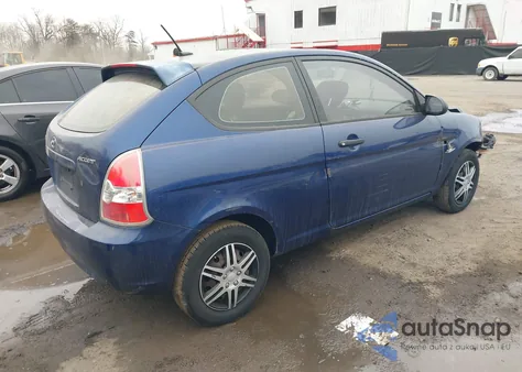 2008 Hyundai Accent Gs from USA, damaged, VIN KMHCM36C88U096447